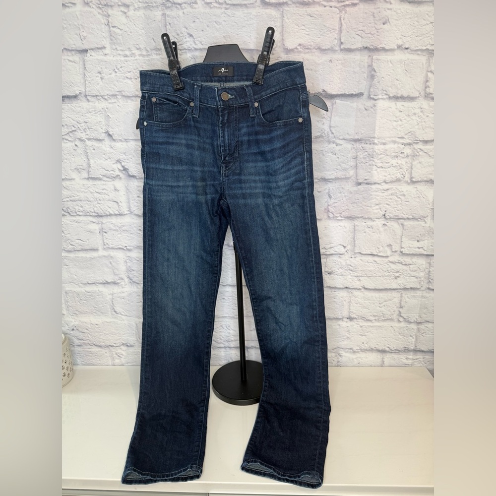 Mens 7 For All Mankind Dark Blue “Slimmy” Jeans Sz 30